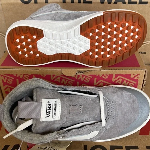 Vans Ultrarange Hi MTE Wool Frost Gray sneakers WMNS boots - Picture 4 of 16